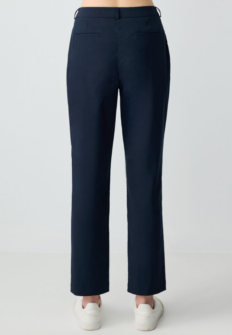 Chinohose Woven Navy Blue Trousers - Image 6