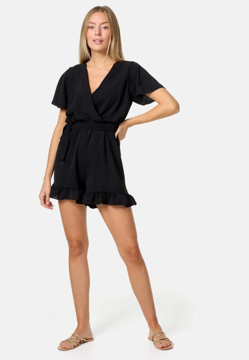 Playsuit PM-28 Wrap-look jumpsuit short overall in one size - Image 2