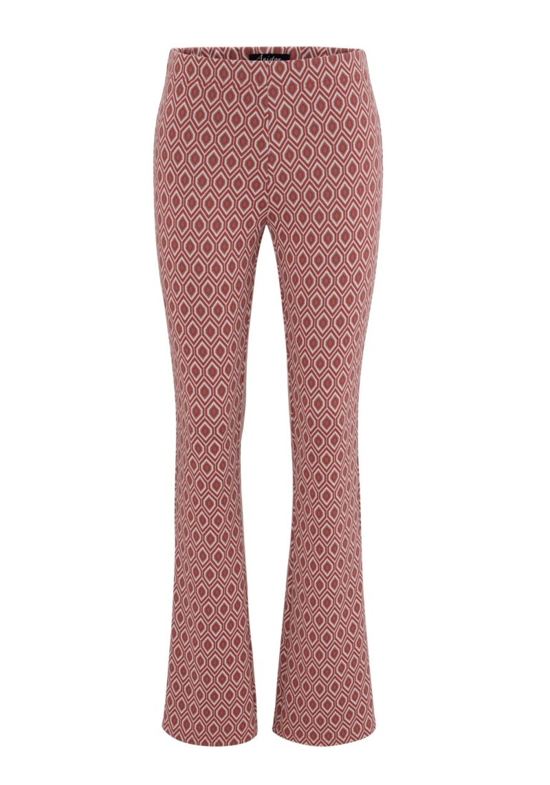 Pull-on pants with diamond pattern - Image 5