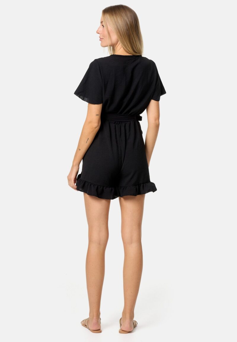 Playsuit PM-28 Wrap-look jumpsuit short overall in one size - Image 3