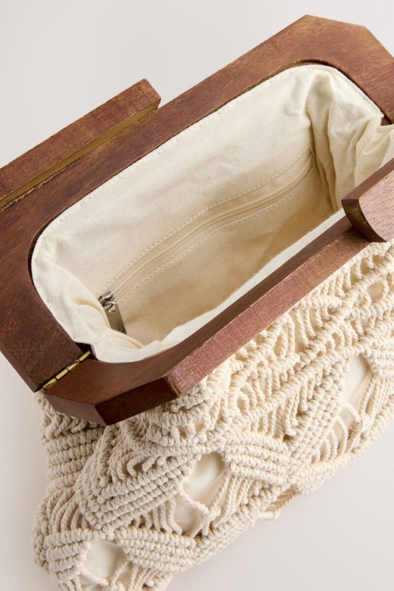 Clutch Macrame clutch made of 100% cotton - Image 5