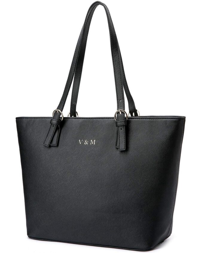 Shopper handbag for office and leisure, classic ladies bag (also ideal as a school and office bag)