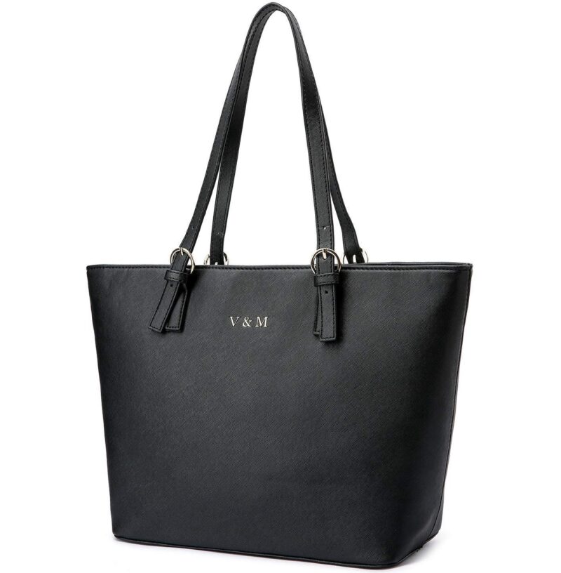 Shopper handbag for office and leisure, classic ladies bag (also ideal as a school and office bag)