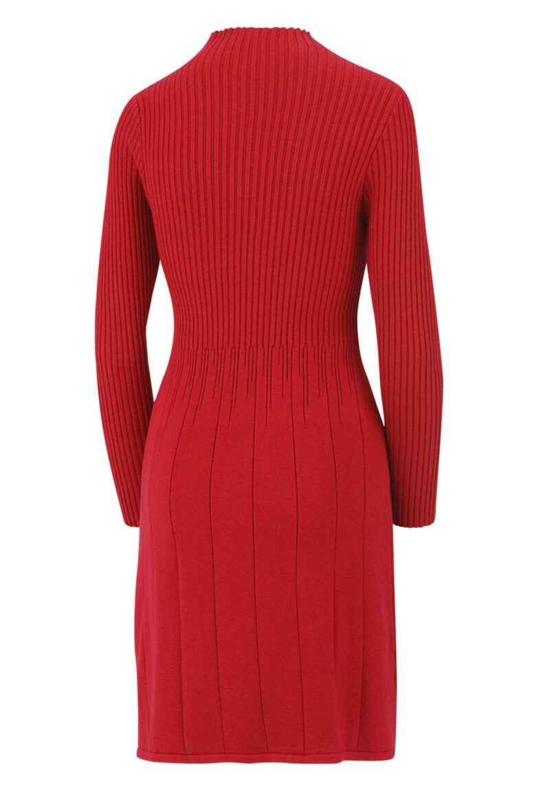 Mini Dress figure-hugging & comfortable one size (34-42) with stand-up colla - Image 3