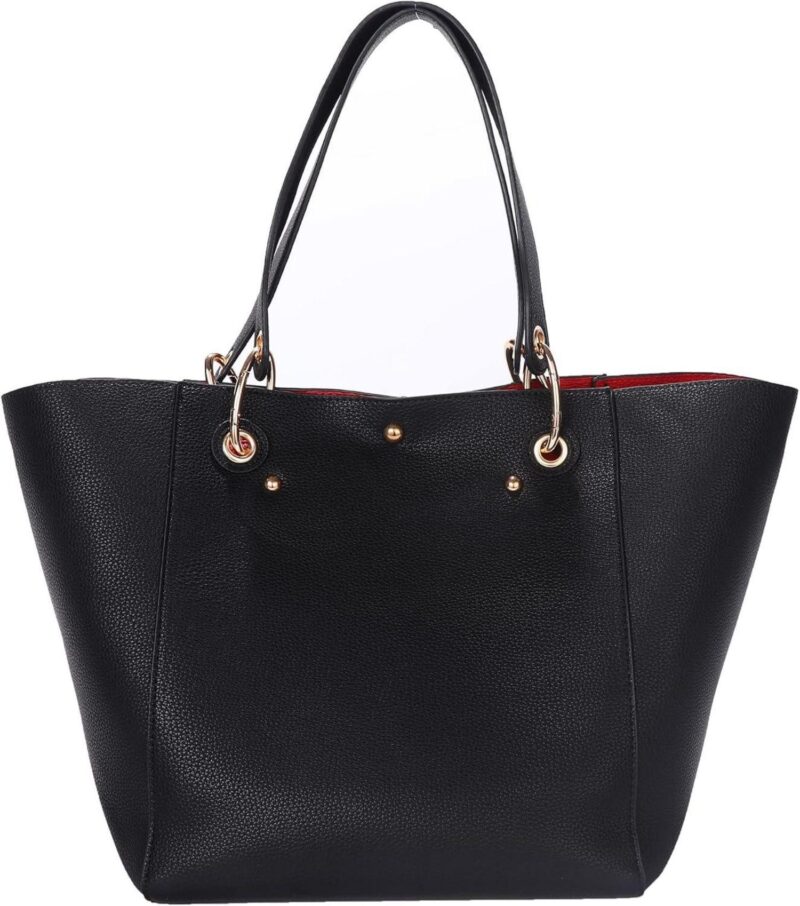 Handbag Women's Handbag leather large shopper shoulder bag black - Image 6