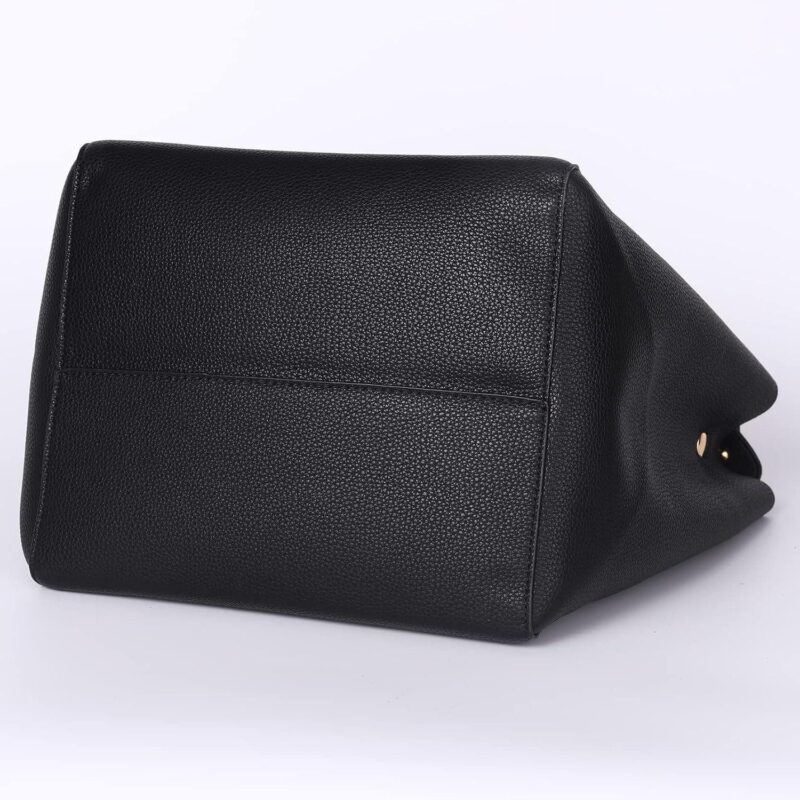 Handbag Women's Handbag leather large shopper shoulder bag black - Image 7