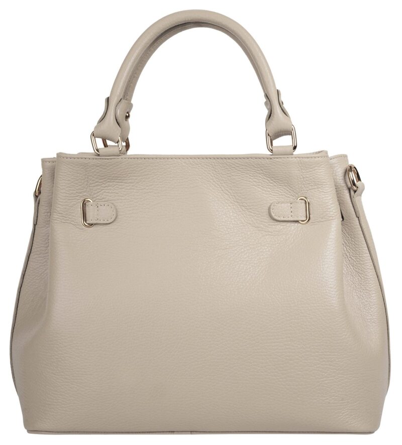 Tote Bag- genuine leather, Made in Italy, spacious handle bag with smartphone compartment - Image 3