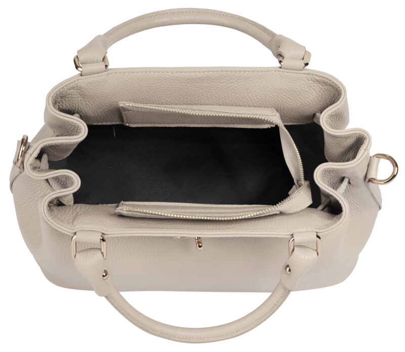 Tote Bag- genuine leather, Made in Italy, spacious handle bag with smartphone compartment - Image 6