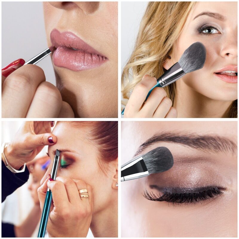 Cosmetic brush set, 14-piece make-up brush set, professional makeup brush kit - Image 9