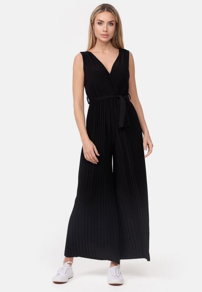Jumpsuit Worldclassca Jumpsuit Pleated Overalls with Belt Sleeveless Summer New