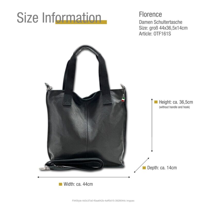 Shoulder Bag Florence genuine leather shoulder bag women - Image 6