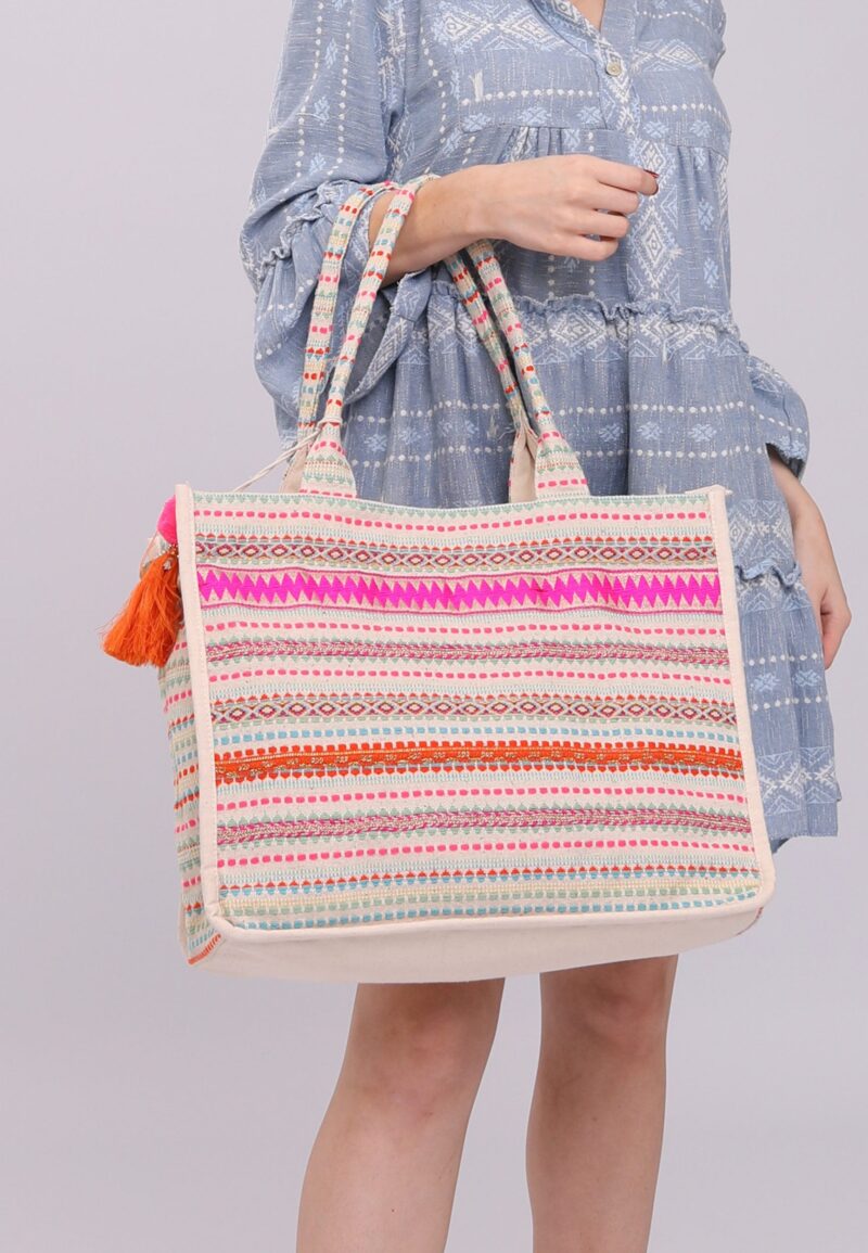 Beach bag hippie Indian handbag - Image 4