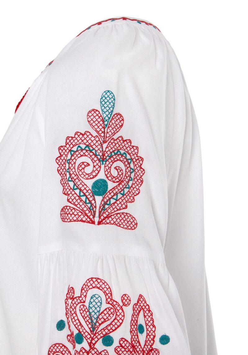 Long-Sleeved Blouse with embroidery, women's blouse, tunic, boho style - Image 4