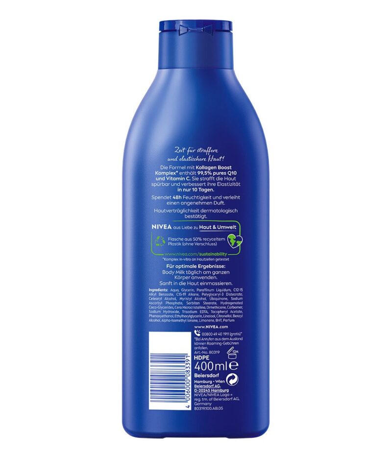 Body Milk Q10 + Vitamin C Skin Keepsing 2 x 400ml - Image 3