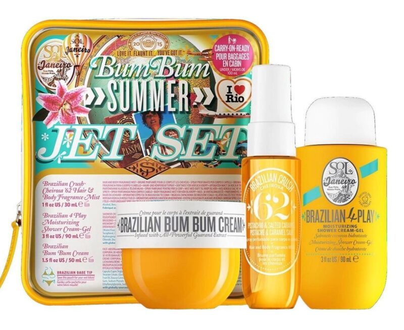 Care Gift Set Bum Bum Jet Set - Orange - Luxury Gift Set - Image 2