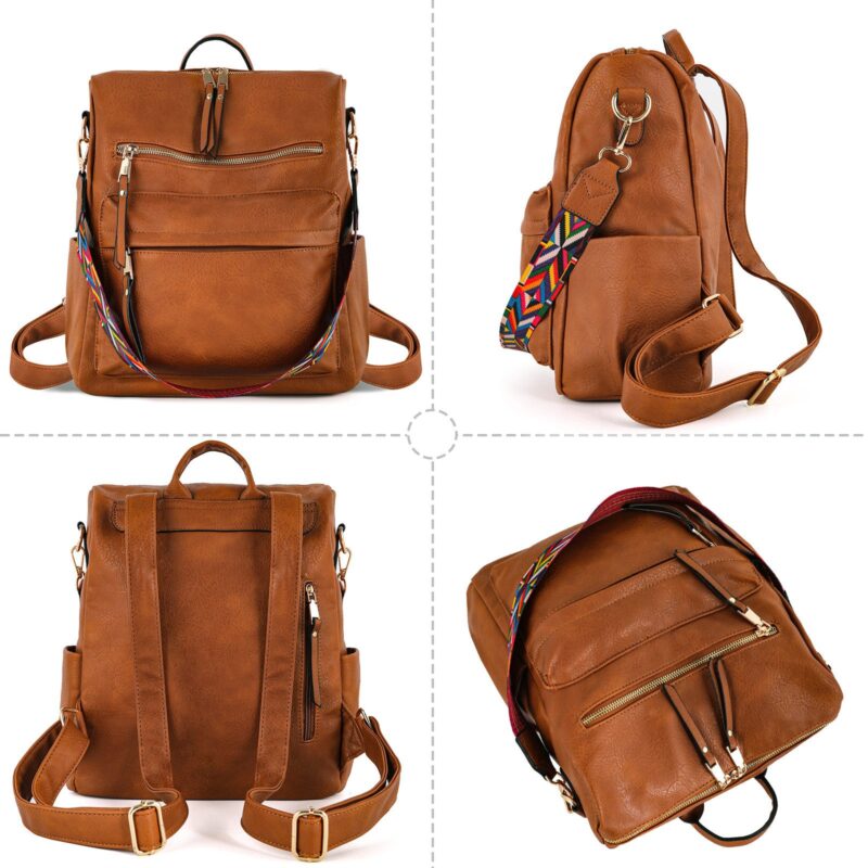City Backpack Retro Backpack Women 3 in 1 handbag girls school bag waterproof for Commuting Travel Campus Sport School Bags Backpacks Durable - Image 7