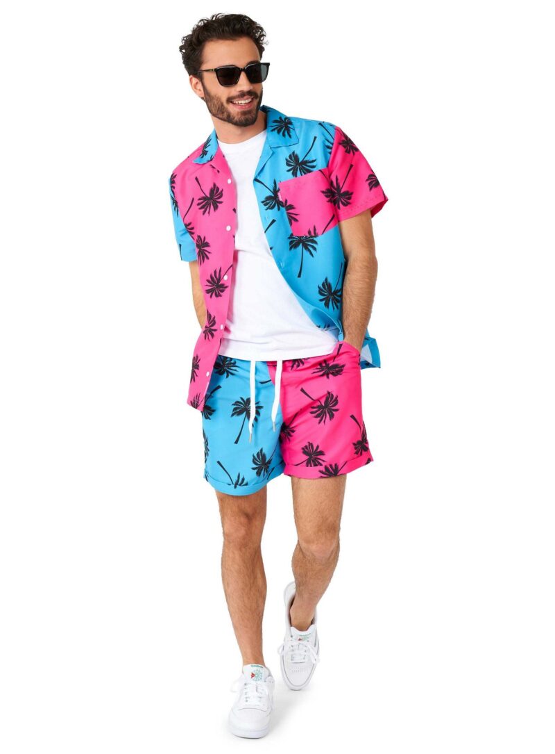 Party Suit Summer Combination Parallel Palm