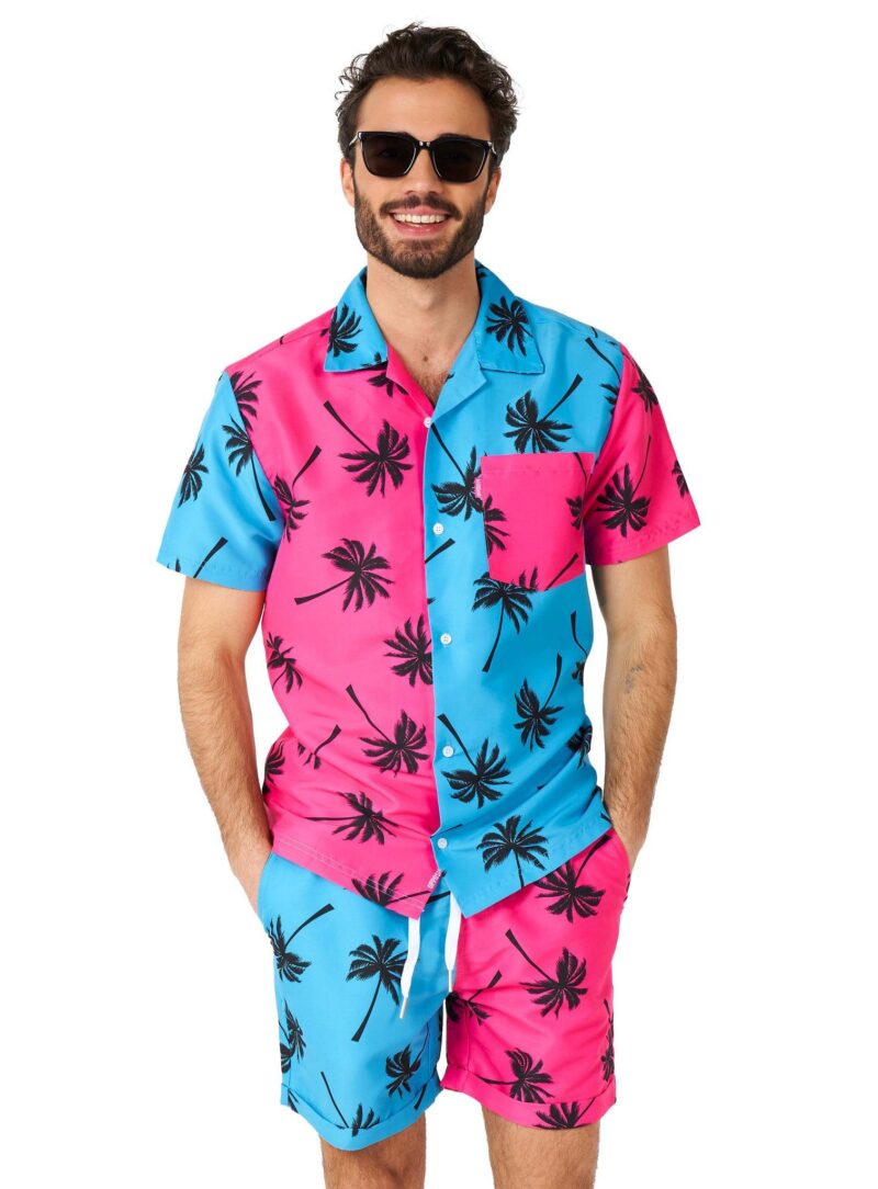 Party Suit Summer Combination Parallel Palm - Image 3